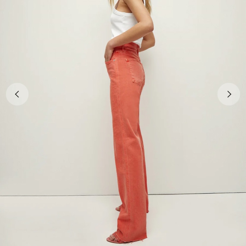 HOST PIC VERONICA BEARD DYLAN HIGH RISE STRAIGHT LEG SILHOUETTE JEANS SIZE 28 - Picture 4 of 7